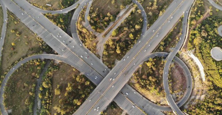 Architectural Masterpieces - Aerial Photography of Concrete Road