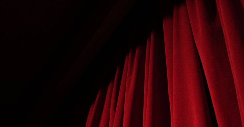 Velvet Revolution - Spotlight on a Red Curtain